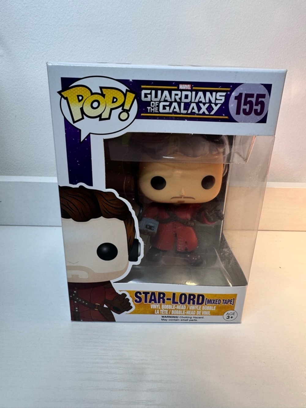 Funko Star-Lord with mixtape Pop! Figure in Red Outfit - #155